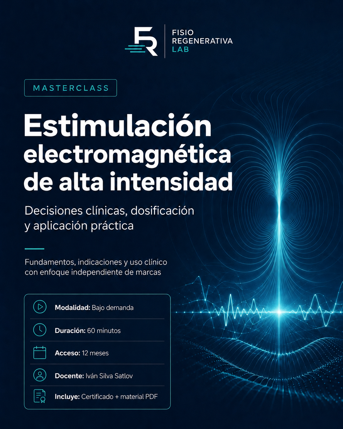 Estimulación electromagnética de alta intensidad: decisiones clínicas, dosificación y aplicación práctica